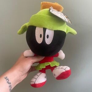 NWT‎ Warner Bros Marvin the Martian Big Head Looney Tunes Plush Dog Toy Large